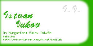istvan vukov business card