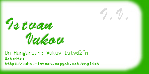 istvan vukov business card